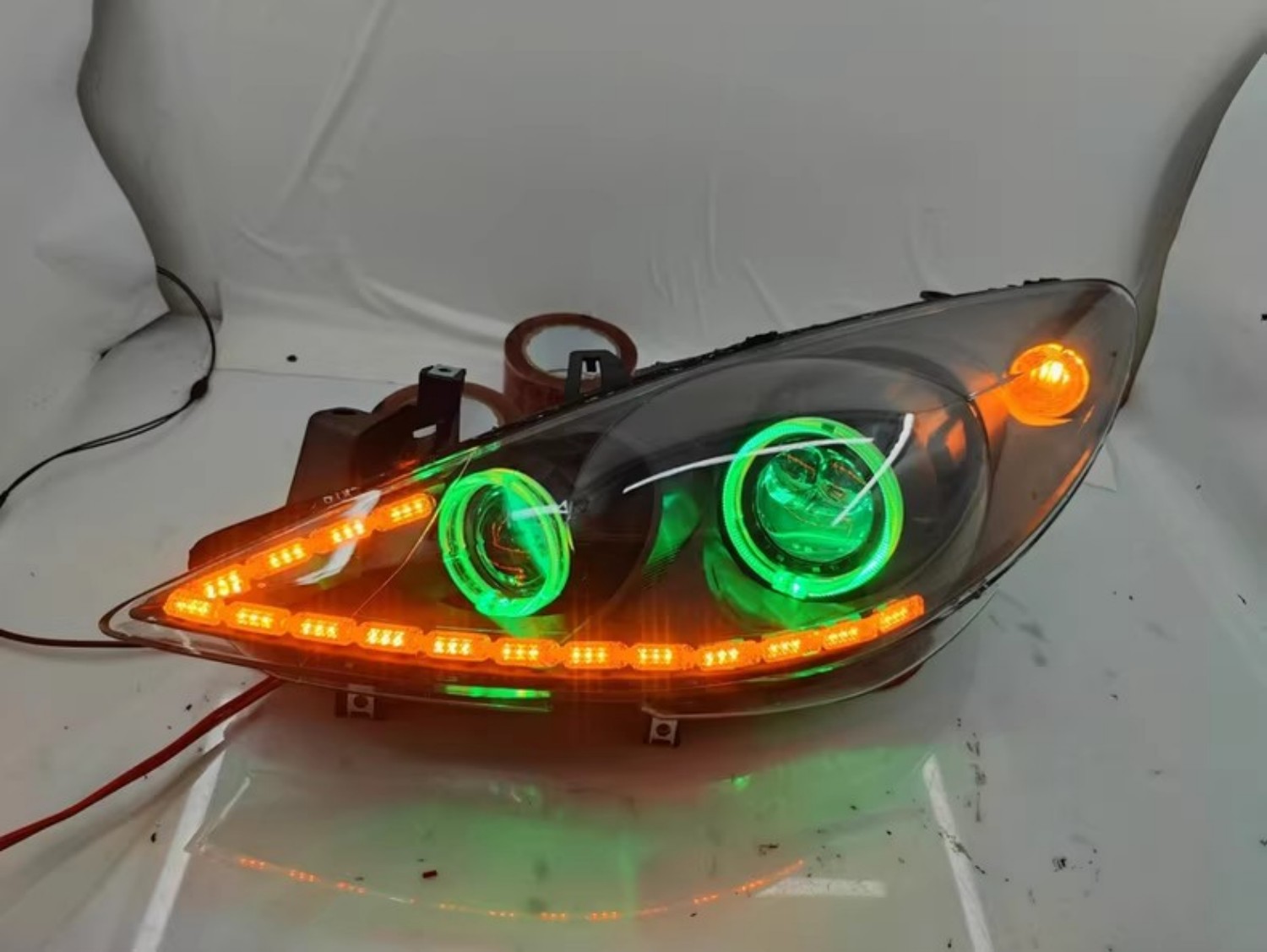 Running Headlamp - 푸조 307용 LED 듀얼 빔 렌즈