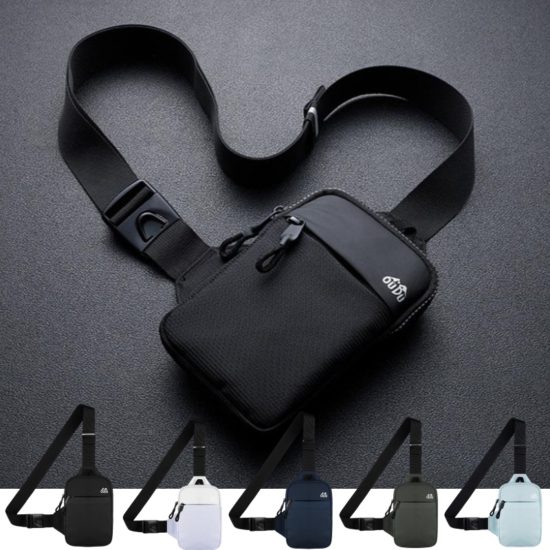 캐주얼 남자 어깨 가슴 가방 나일론 방수 야외 스포츠  - Running Belt 리뷰 및 가격